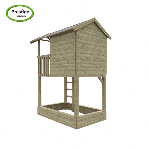 Cabane en bois avec bac à sable - Prestige Garden – Image 4