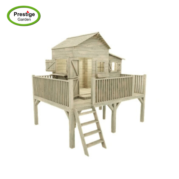 Maisonnette en bois Butterfly XL sans toboggan – Prestige Garden – Image 4