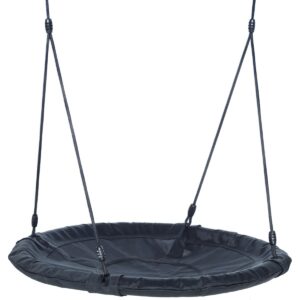 Balançoire nid Winkoh - corde noire tressée - vert/vert (kopie)