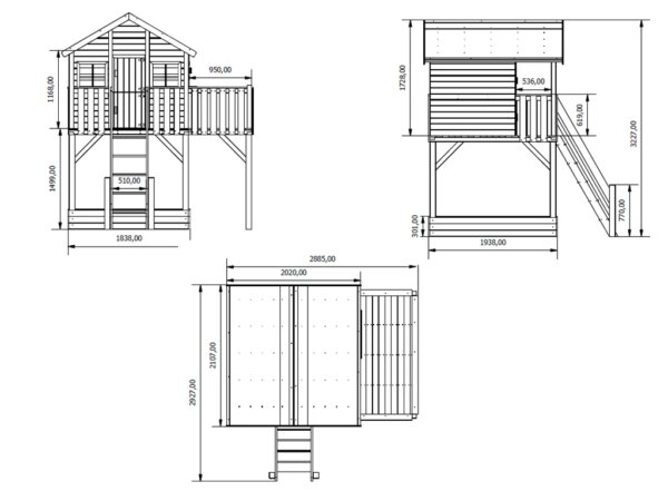 Maisonnette en bois Grande maison XL - Prestige Garden – Image 6