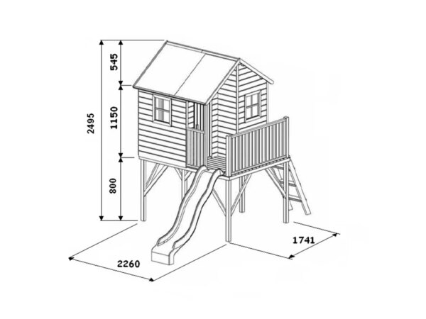 Maisonnette en bois Bruxelles - Prestige Garden – Image 6