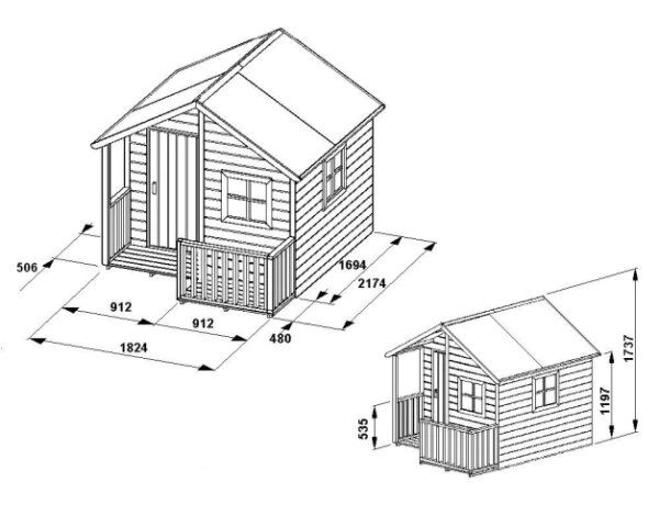 Maisonnette en bois Berlin - Prestige Garden – Image 6