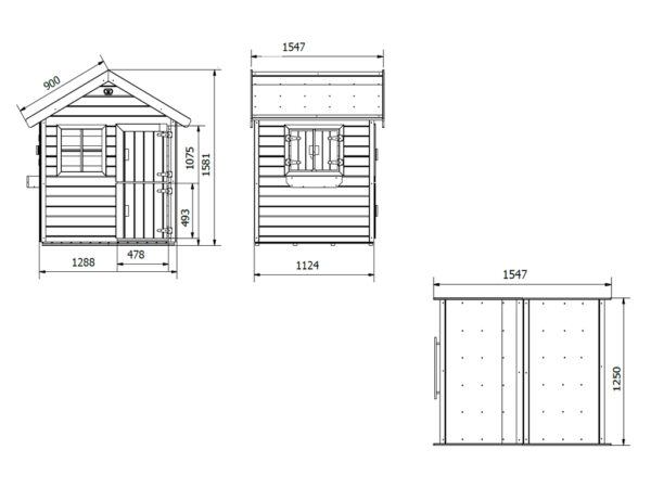 Maisonnette en bois Funny - Prestige Garden