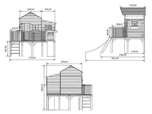 Maisonnette en bois Butterfly XL - Prestige Garden – Image 6