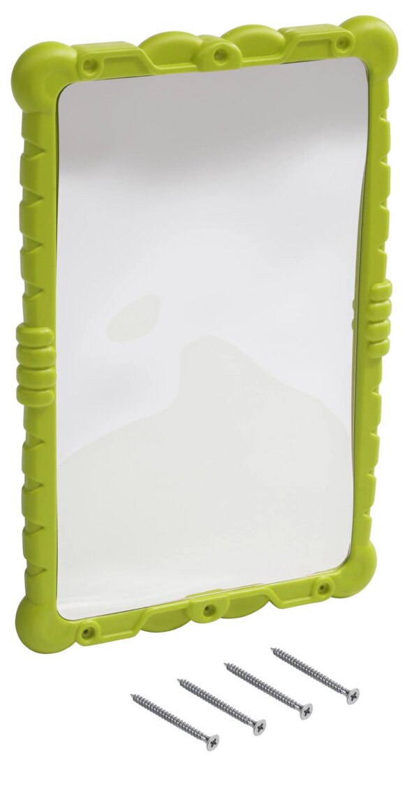 Miroir riant - Vert citron