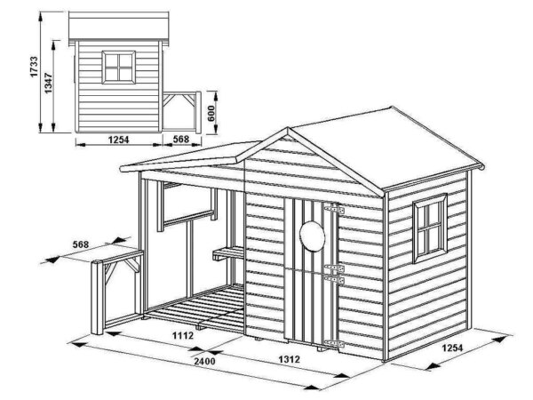 Maisonnette en bois Milan - Prestige Garden – Image 7