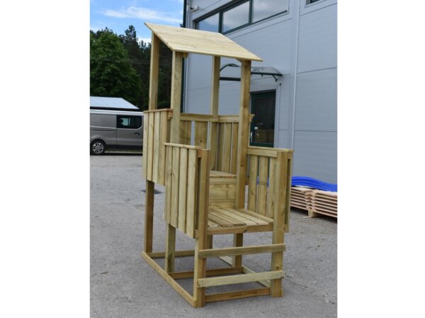 Tour de jeu en bois Pirate avec 2 toboggans – Prestige Garden – Image 6