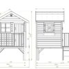 Maison de jeux en bois Funny L - Prestige Garden